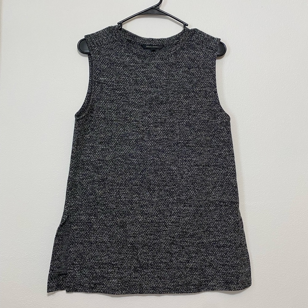 Banana Republic Tunic Style Black and White Top